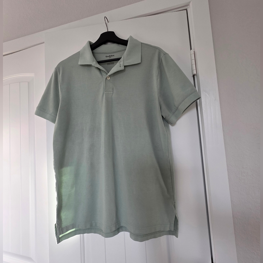 Goodfellow & Co Classic Polo Shirt Mens Medium Mint